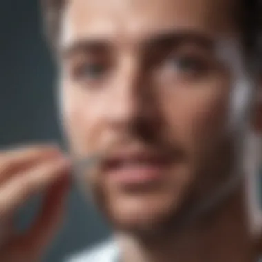 Comprehensive Patient Evaluation An oral medicine specialist examining a patient